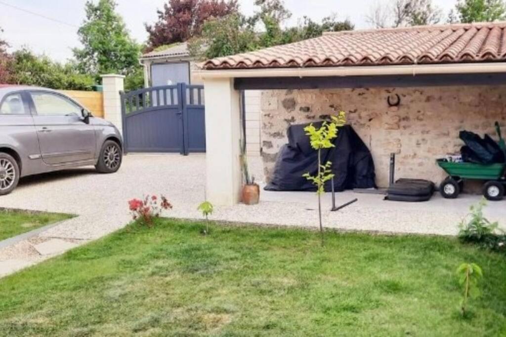 Maison en pierre avec jardin à 15 min des plages Saint-Benoist-sur-Mer Exterior foto
